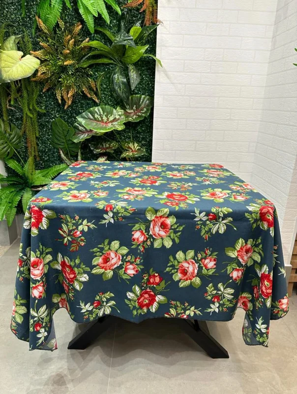 Toalha Quadrada de algodão verde