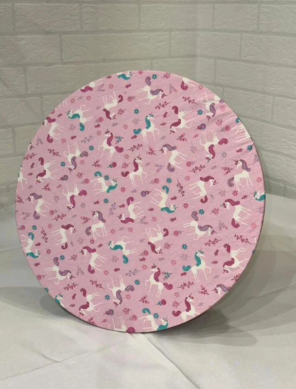 Sousplat unicornio rosa