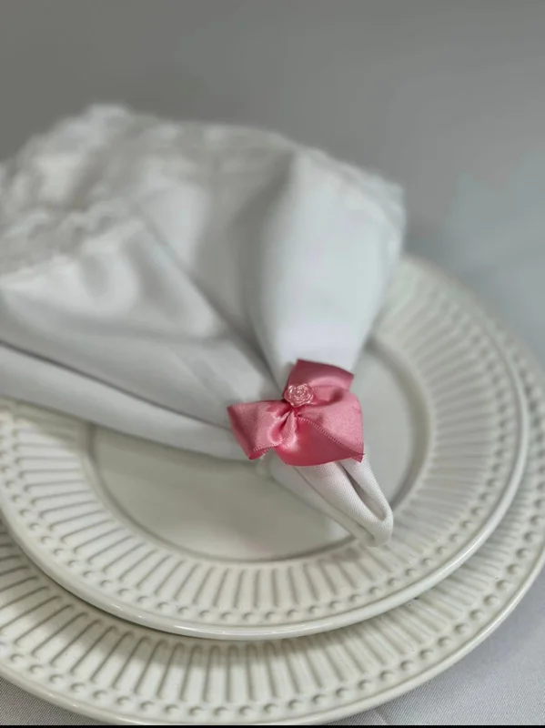 Porta Guardanapo lacinho rosa