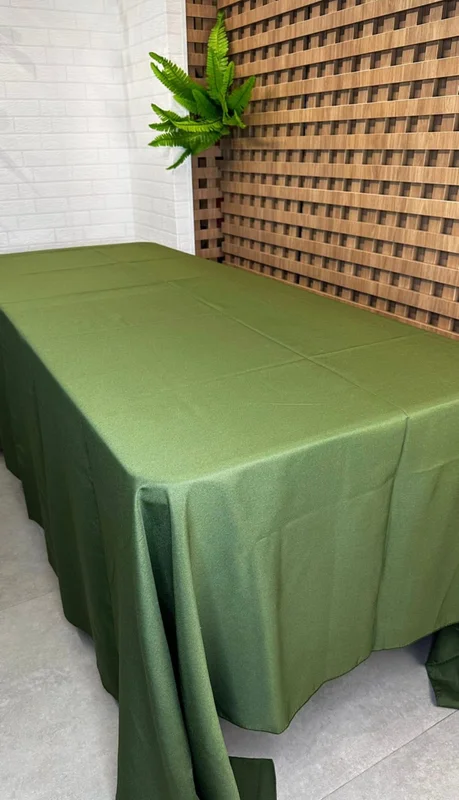 Toalha buffet Quadrada de oxford verde