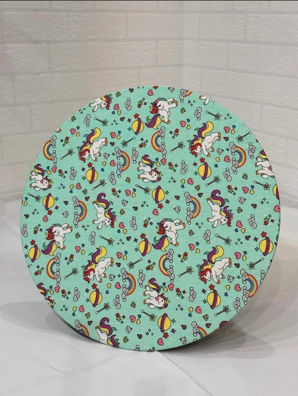 Sousplat unicornio verde