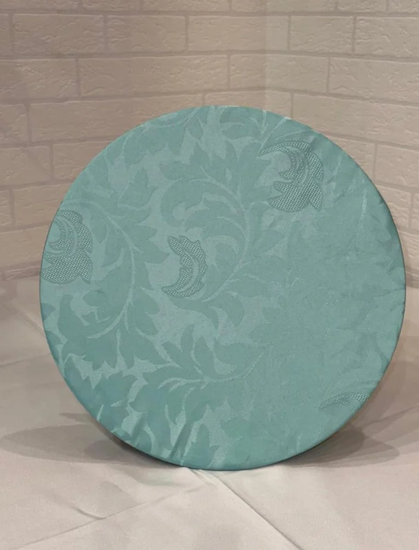 Sousplat tiffany de jackard verde marinho